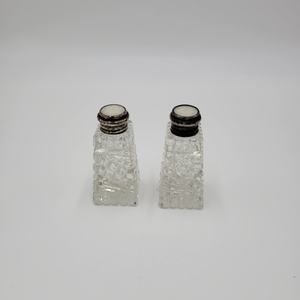 Home Kitchenware Glass Size Small Clear Salt‎ and Pepper Shaker